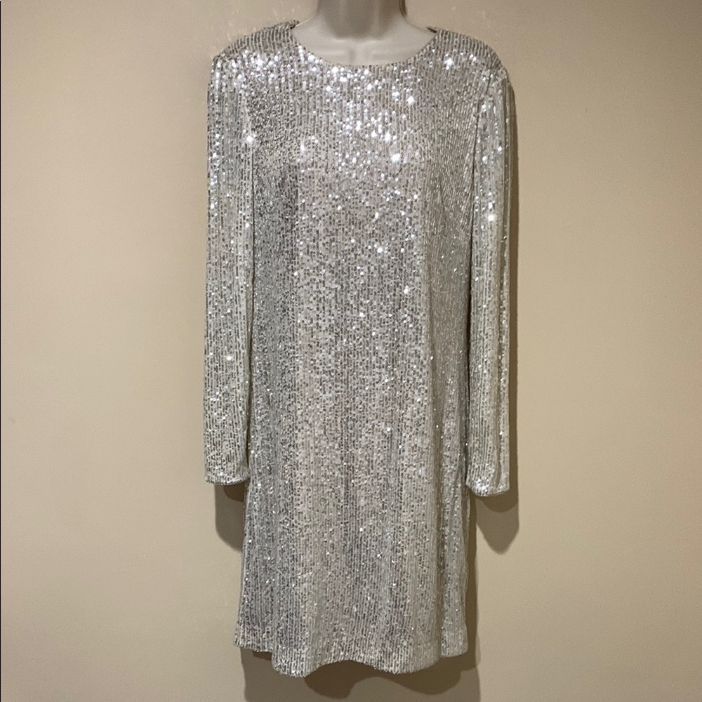 Silver Sequin dress